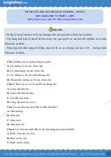 Đề thi giữa học kì 2 KHTN 6 Cánh diều - Đề số 6